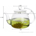 Тепловой чайник из боросиликатного стекла 40,8 унции